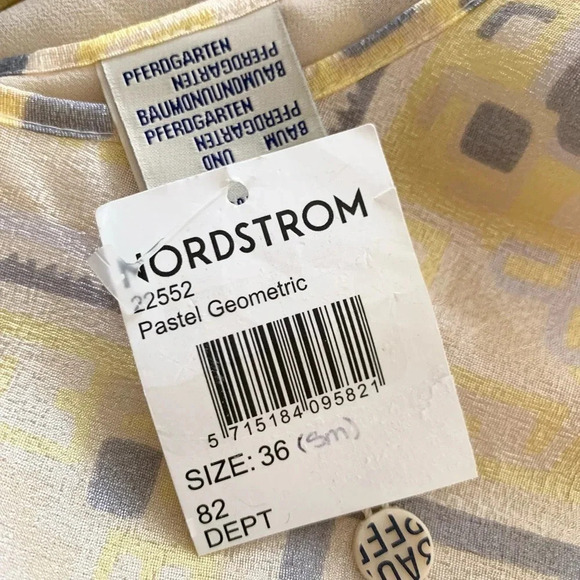 Baum Und Pferdgarten Adeva Midi Dress Pastel Yellow Size 6 NWT - Picture 11 of 13